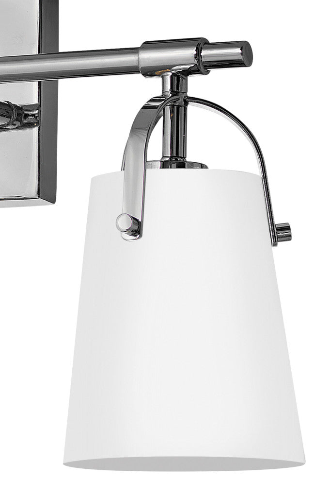 Hinkley Foster Medium Three Light Vanity, Chrome
