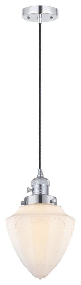 Innovations 201CSW-PC-G661-7-LED 1 Light Pendant, Switch, Polished Chrome