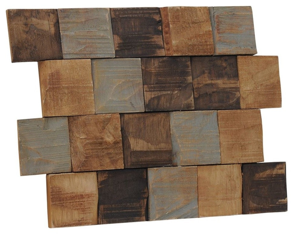 East at Main Kayu Contours Teak Wall Tile