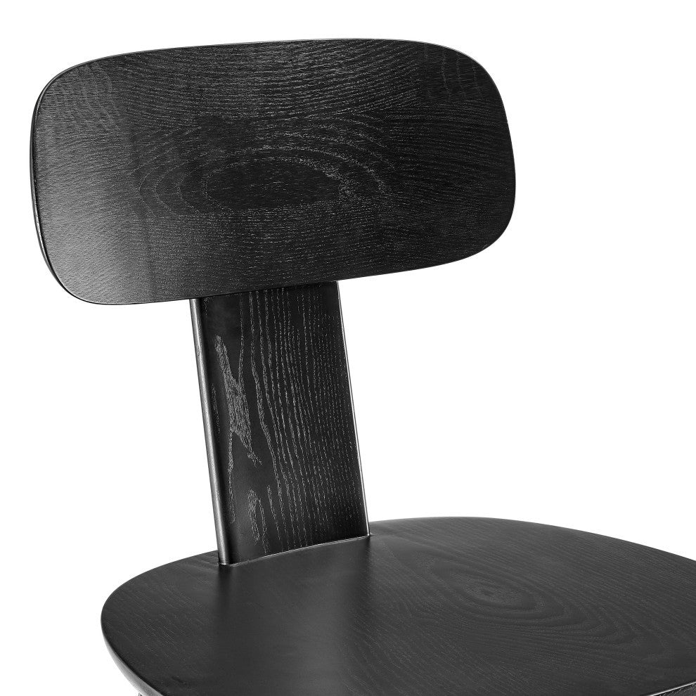 Bastian Side Chair in Matte Black