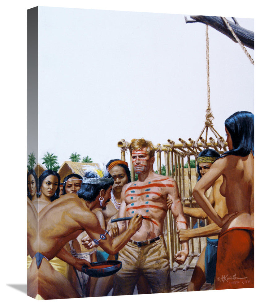 "From Under Cong Guns" Stretched Canvas Giclee by Mort Kunstler, 18"x24"
