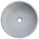 Eden Bath EB_N004LG 16-in Concrete Round Vessel Sink - Light Gray