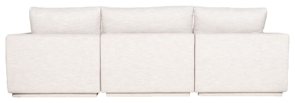 First of A Kind Justin Lounge Modular Sectional Taupe