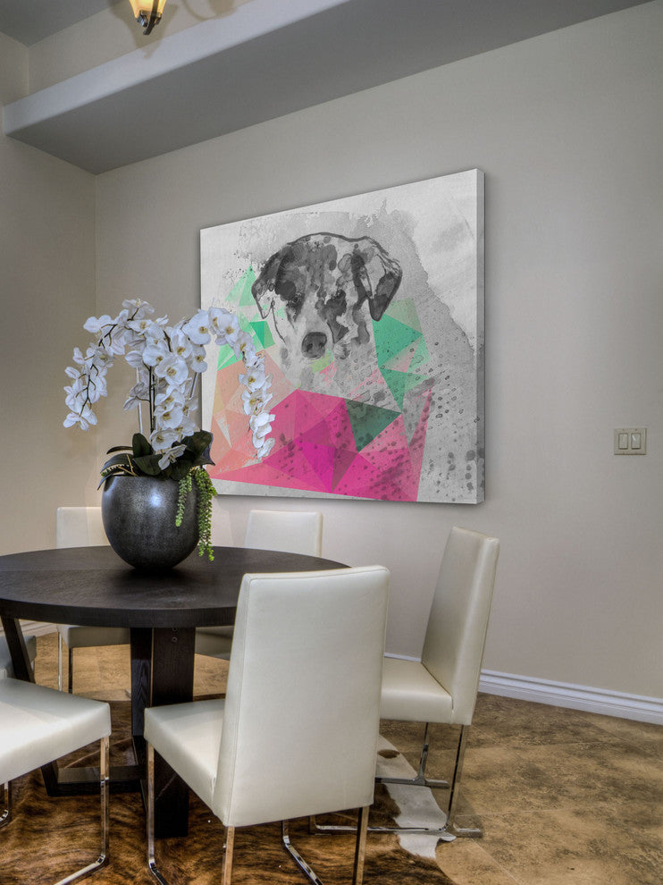 "Cute Dog 1" Painting Print on Canvas by Irena Orlov