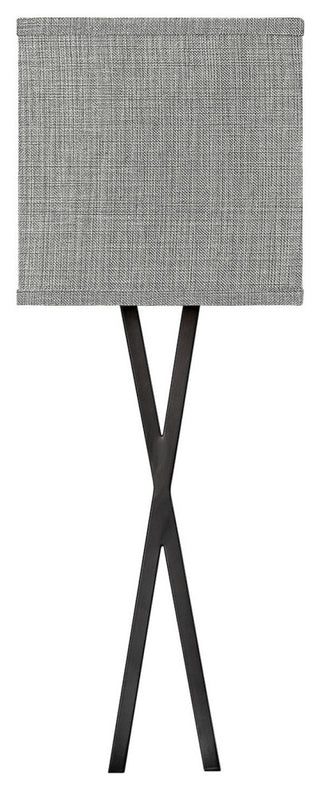 Hinkley Axis Large Single Light Sconce, Black