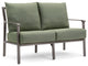 Aspen Cushion Outdoor Resort-Grade Loveseat, Brown