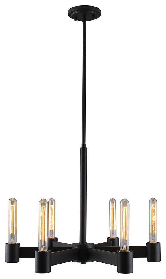 Broyles 6 Light Chandelier Matte Black