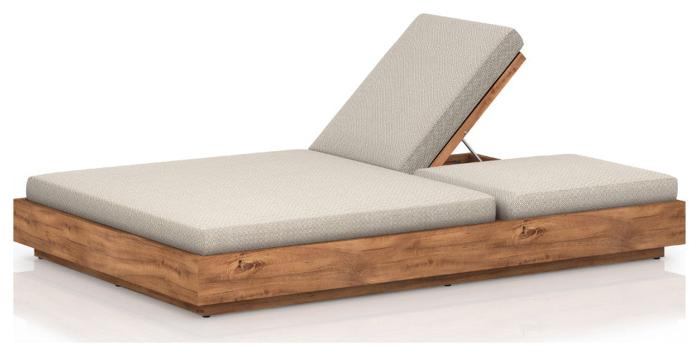 Kinta Outdoor Double Chaise Lounge-Sand