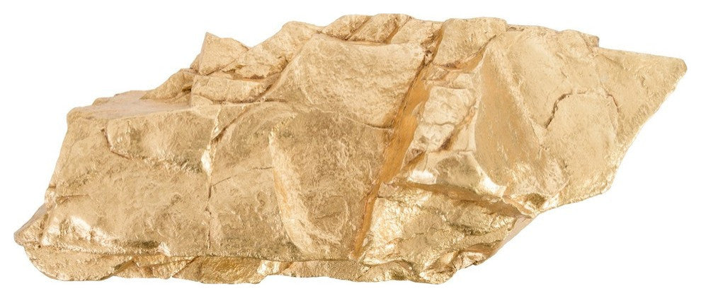 Boulder Shelf, Gold Leaf, Medium