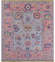 Hand Knotted Turkish Oushak Wool Rug 8' 3" X 9' 9" - Q16048