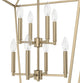 Hunter 23" Laurel Ridge Alturas Gold 8 Light Pendant Ceiling