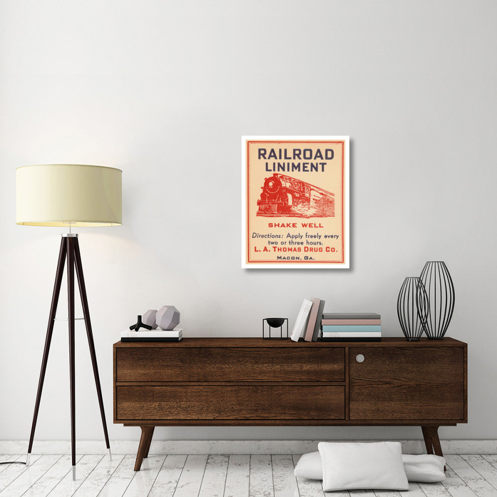 "Railroad Liniment" Digital Paper Print by Vintage Booze Labels, 26"x32"
