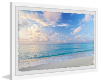 "Just Keep Swimming" Framed Painting Print, 12x8