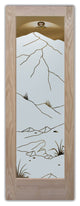 Interior Prehung Door or Interior Slab Door - Mountains Foliage - Oak - 28"...