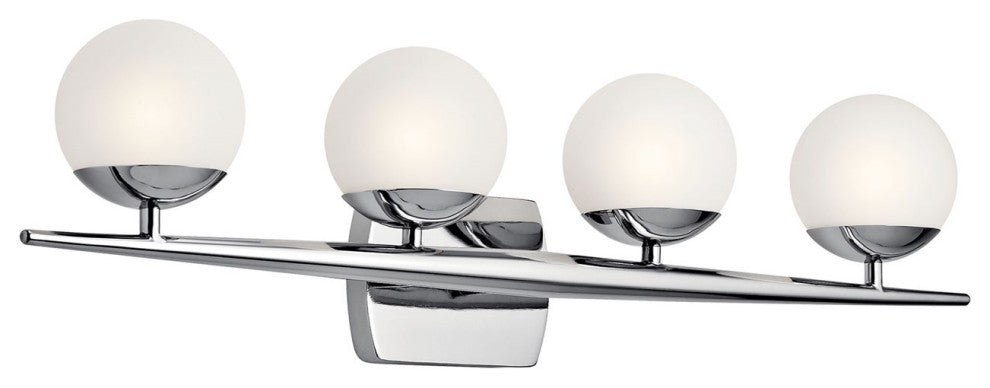 Kichler Jasper Bath Light, Chrome, 4