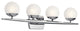 Kichler Jasper Bath Light, Chrome, 4