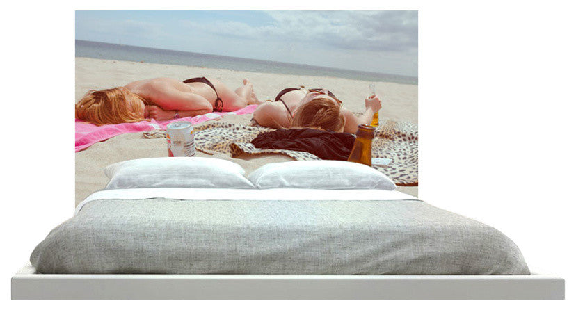 "Girls On Beach" Headboard