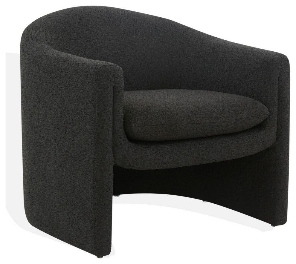 Safavieh Laylette Upholstered Accent Chair, Black