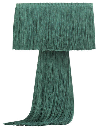 Atolla Tassel Table Lamp, Emerald