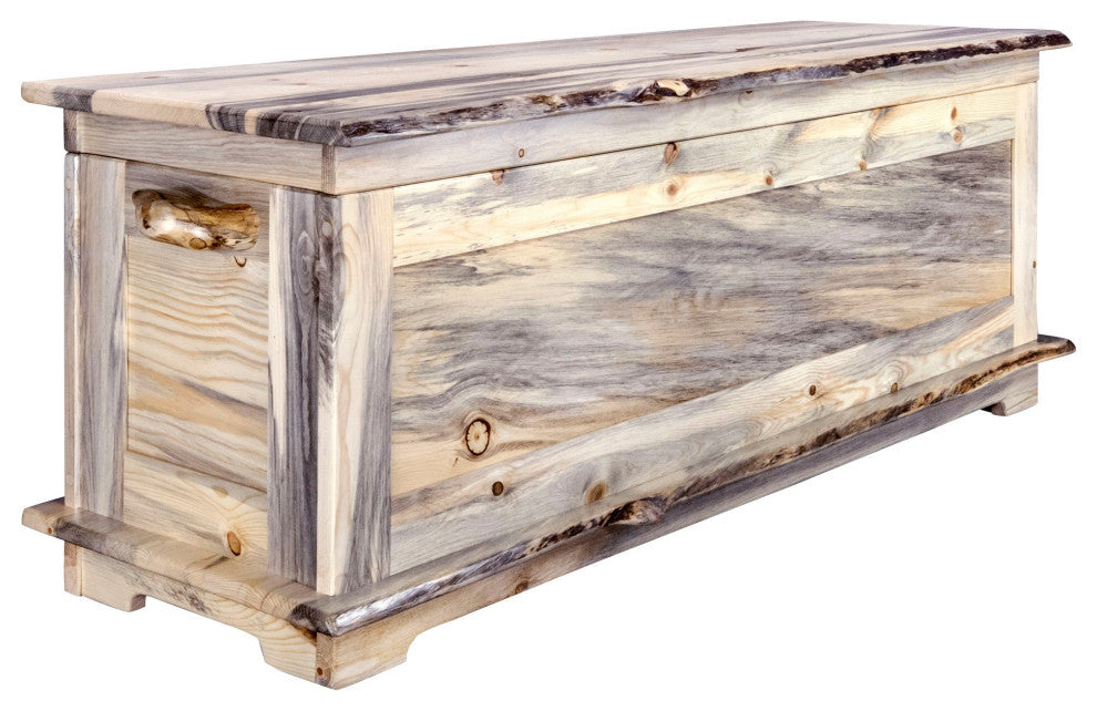 Big Sky Collection Live Edge, 5' Blanket Chest, Natural