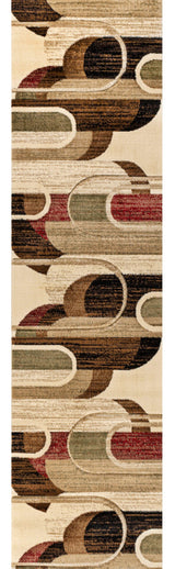 Tamara Retro Abstract Arches Area Rug