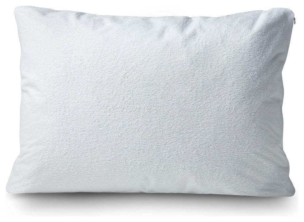 Bare Home Terry Cotton Pillow Protectors - Set of 2, Standard