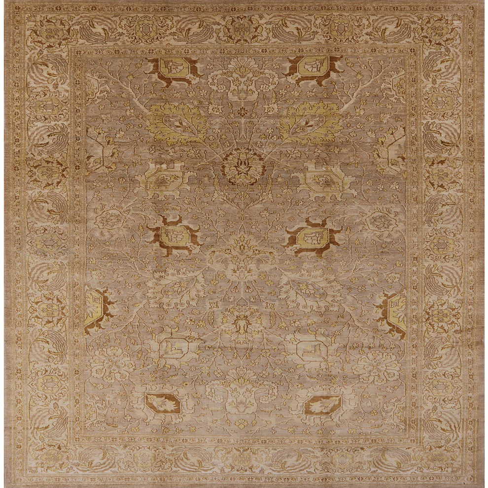 Ahgly Company Indoor Square Mid-Century Modern Area Rugs, 5' Square
