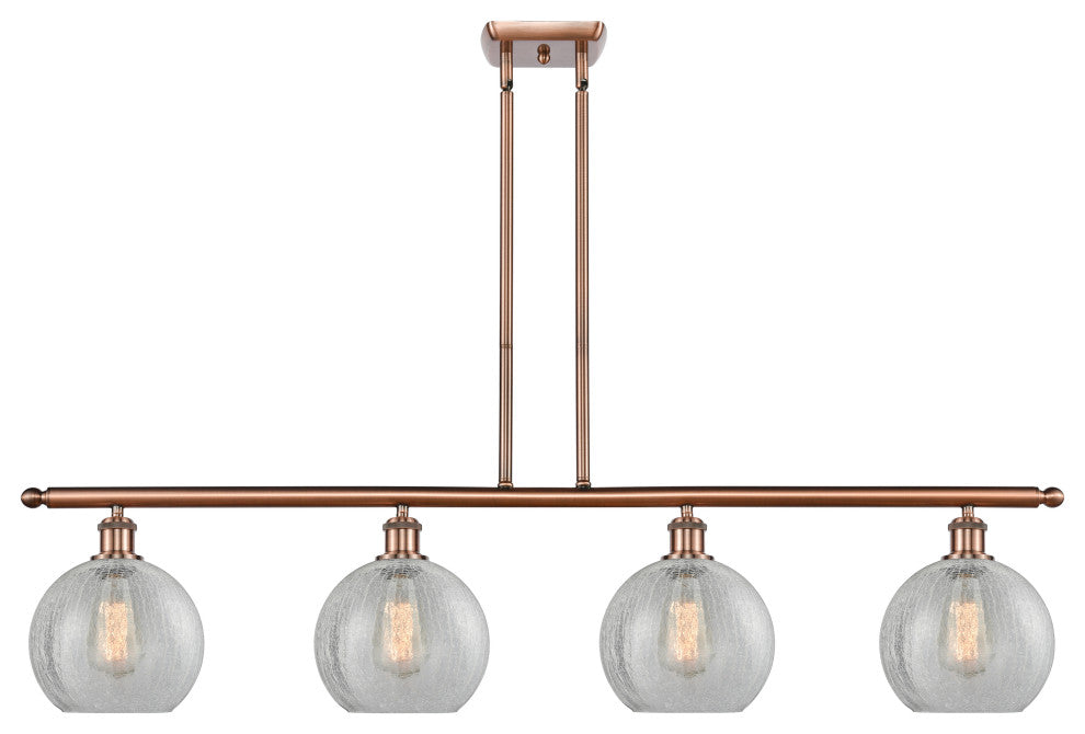 Innovations Lighting 516-4I-AC-G125-8-LED Athens 4 Light 48" Island Light
