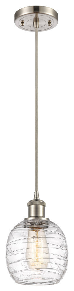 Innovations 516-1P-SN-G1013-LED 1-Light Mini Pendant Brushed Satin Nickel