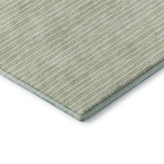 Addison Premium Washable Mayfield AMF138 Green  2'3" x 7'6" Runner Rug