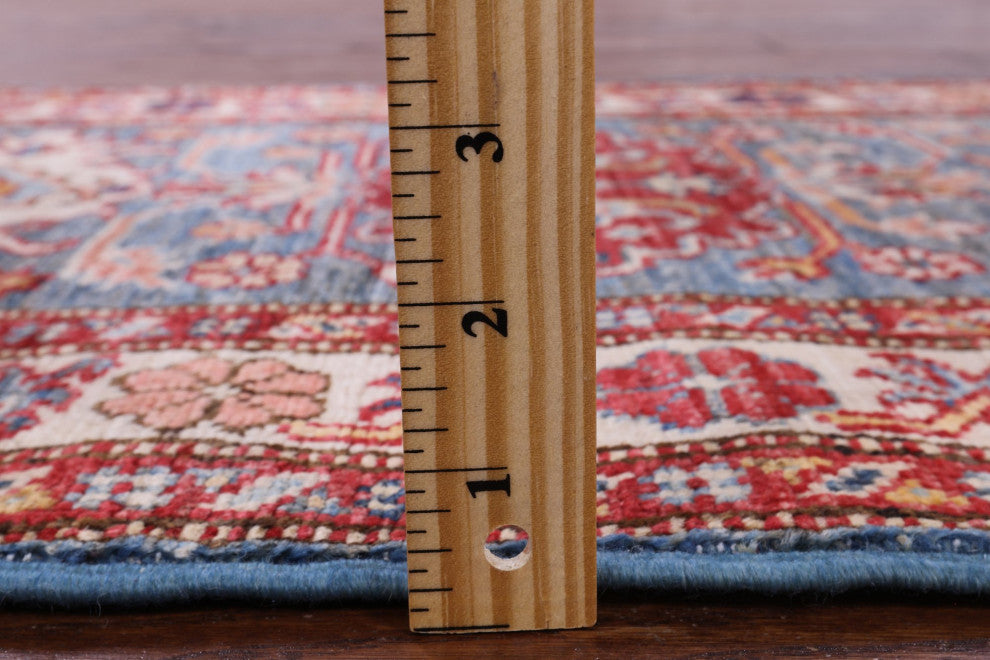 1' 11" X 6' 1" Handmade Super Kazak Wool Runner Rug Q10291
