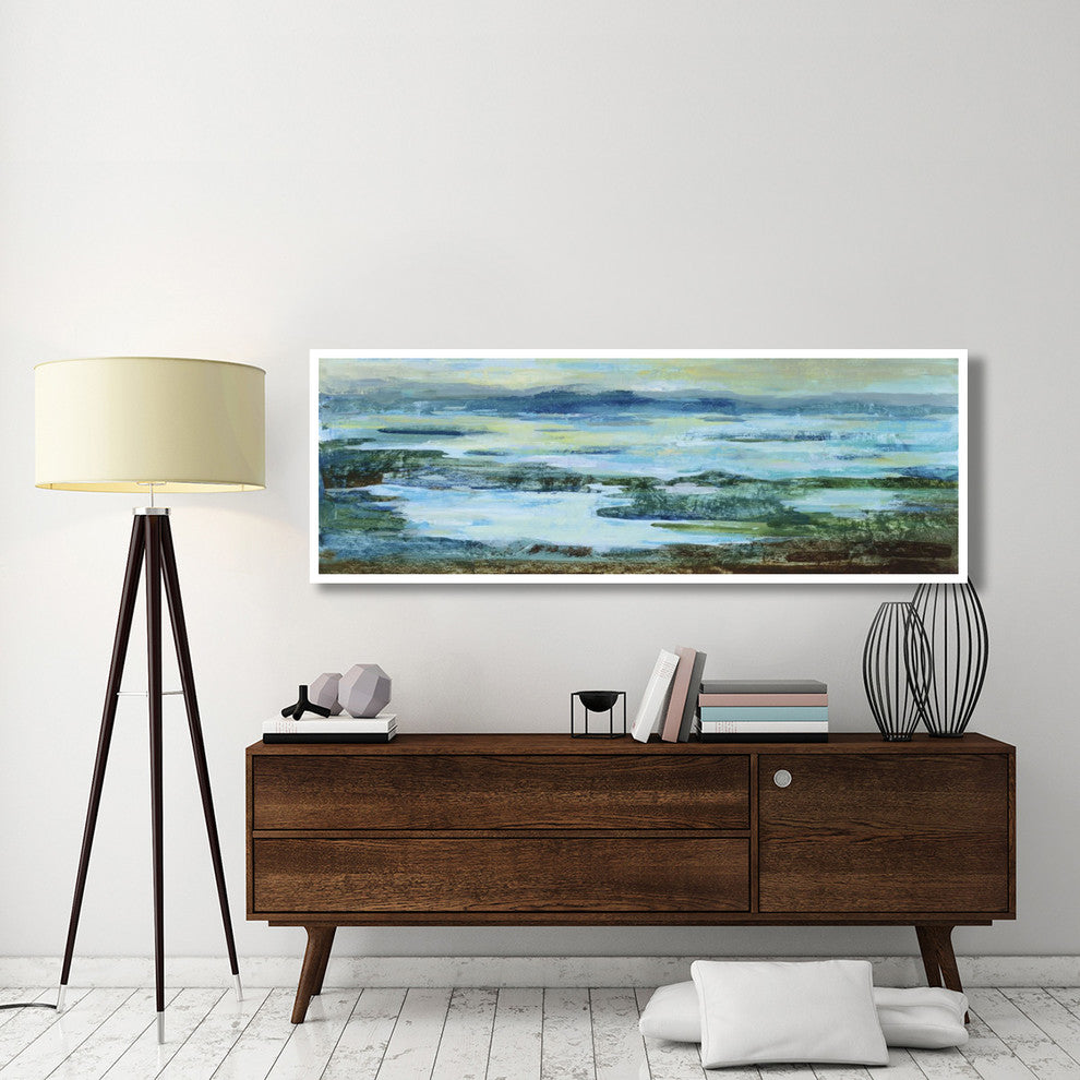 "Northern Lake Crop" Digital Paper Print by Silvia Vassileva, 74"x26"