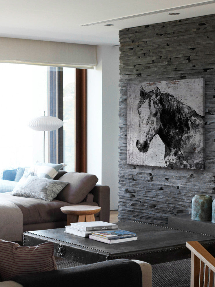 Marmont Hill, "California Horse" by Irena Orlov Painting Wrapped Canvas, 32x32