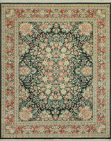 Pak-Persian Courtena Black/Red Rug, 8'0x10'1
