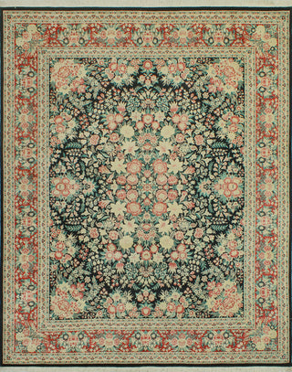 Pak-Persian Courtena Black/Red Rug, 8'0x10'1