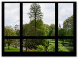 'Window View London Park 2' Canvas Art by Philippe Hugonnard