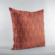 Plutus Red Tucked Solid Color Luxury Throw Pillow, 20"x30"