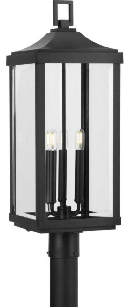Progress Gibbes Street 3-Light 60W Post Lantern P540004-031 - Black