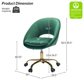 Savas Task Chair, Green