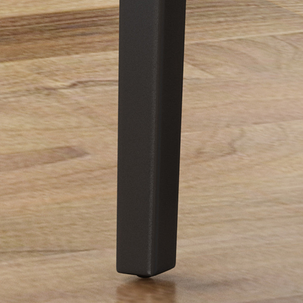 GDF Studio Joyce Traditional Crown Top New Velvet Dining Chairs, Set of 2, Navy Blue