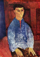 Amedeo Modigliani Portrait of the Painter Moise Kisling Gallery Wrapped Canvas