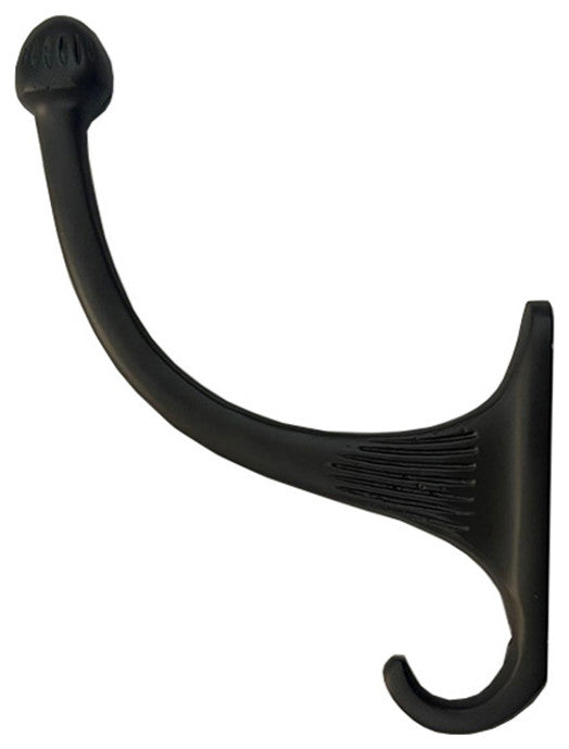 Brass Victorian Single Hook, Oil Rubbed Bronze