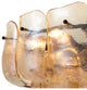 Glass Sheets Tiered Chandelier, Eichholtz Gustave, Champagne