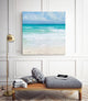 "Six Red Buoys" Museum Mounted Canvas Print, 20"x20"