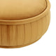 Rylee Sunset Orange Velvet Ottoman