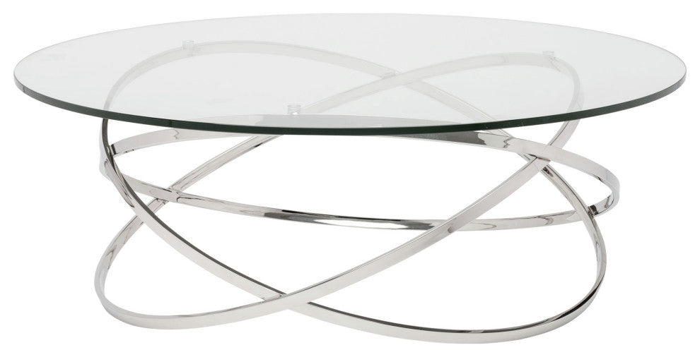 Corel Silver Metal Coffee Table