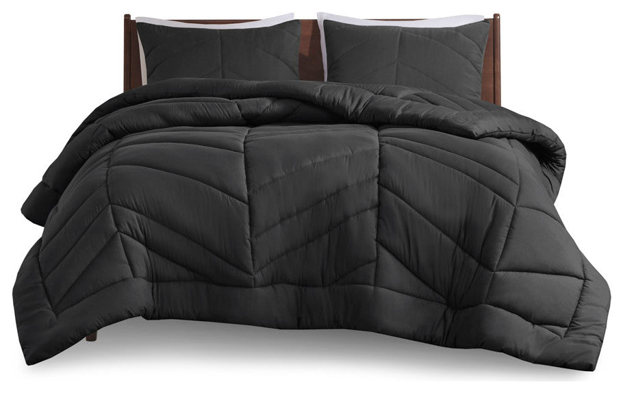 Intelligent Design Remy Quilted Chevron Comforter Set