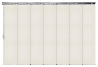 Scarlet 7-Panel Track Extendable Vertical Blinds 110-153"W