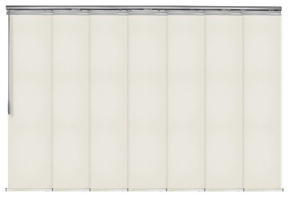Scarlet 7-Panel Track Extendable Vertical Blinds 110-153"W