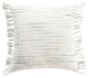 Surya Saugatuck Cream Pillow Shell With Polyester Insert 22"H X 22"W